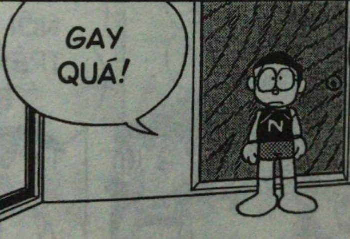 Nobita nói gay quá