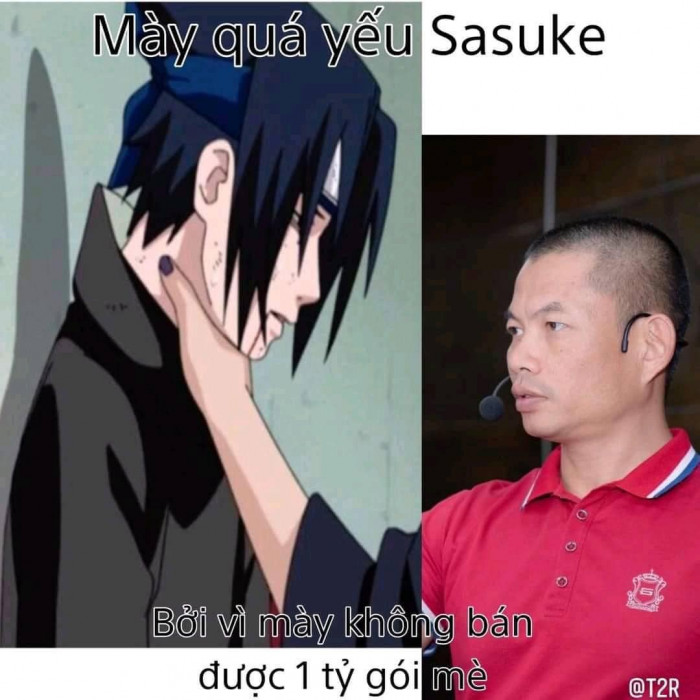 Sasuke mè - Bạn có thể không biết Sasuke như thế này đấy. Xem ảnh chế meme Sasuke mè để khám phá nét vui nhộn của các fan Naruto.