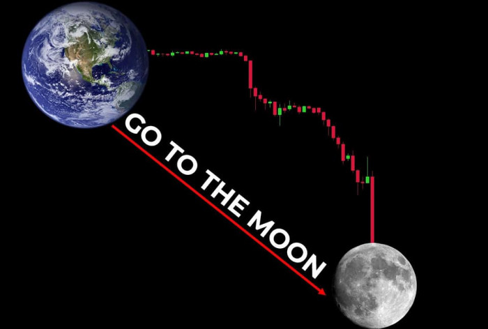 Go to the moon từ trái đất xuống mặt trăng